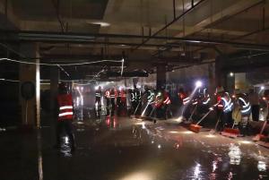 抗洪搶險，河南三建在行動——鄭州阜外華中心血管病醫(yī)院清淤攻堅紀(jì)實